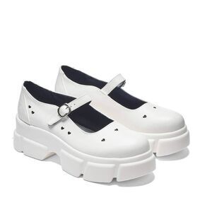 Koi Harmony Heart Platform Mary Janes